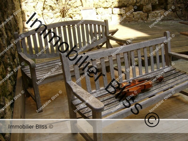 Banc et violon